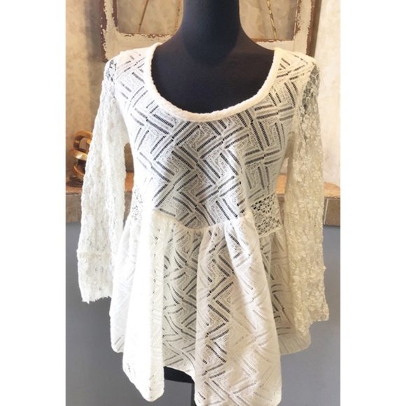 Free People Small Lace Top - Picture 3 of 10